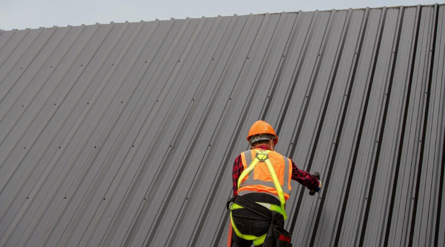 Professional metal roof installation in Denver, NC